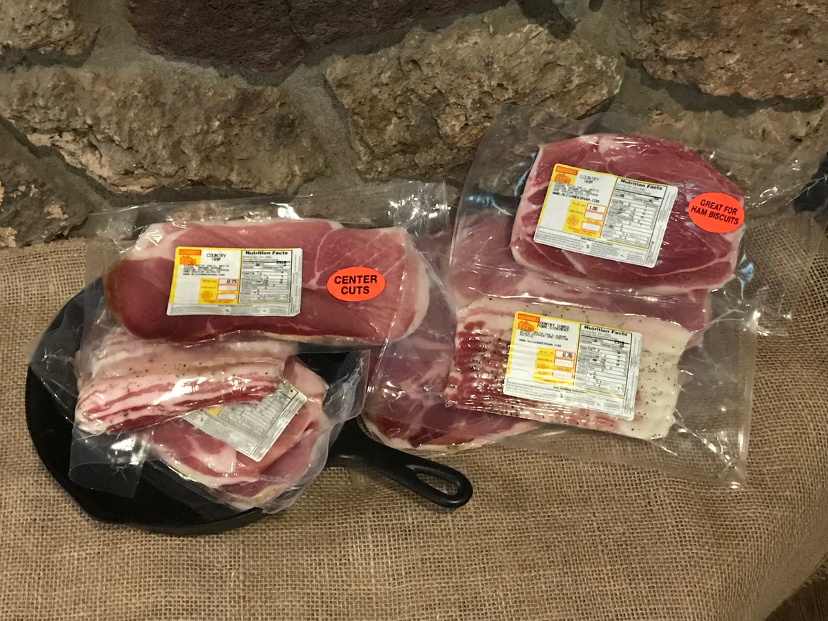 Country Ham & Sidemeat Sampler Gift Box – Alexander's Ham Company